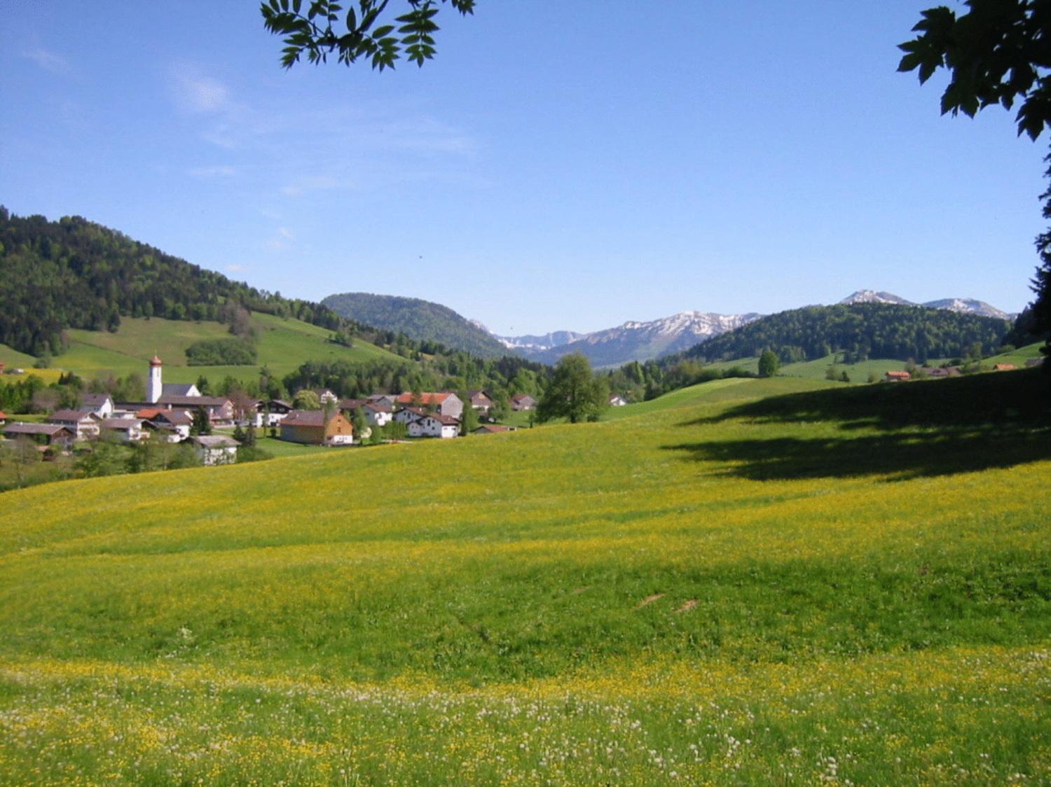 Ferienwohnungen Pension Sonnblick Krumbach  Bagian luar foto